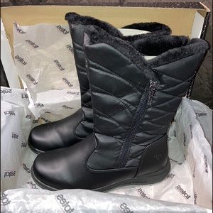 Women’s $70 Totes Black Jazzy Waterproof/Winter/Rain Boots Like New - Size 9